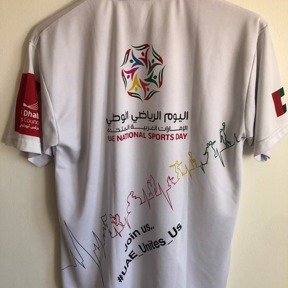 Mens Abu Dhabi Sports Council Drifit Short Size M - Picture 3 of 4